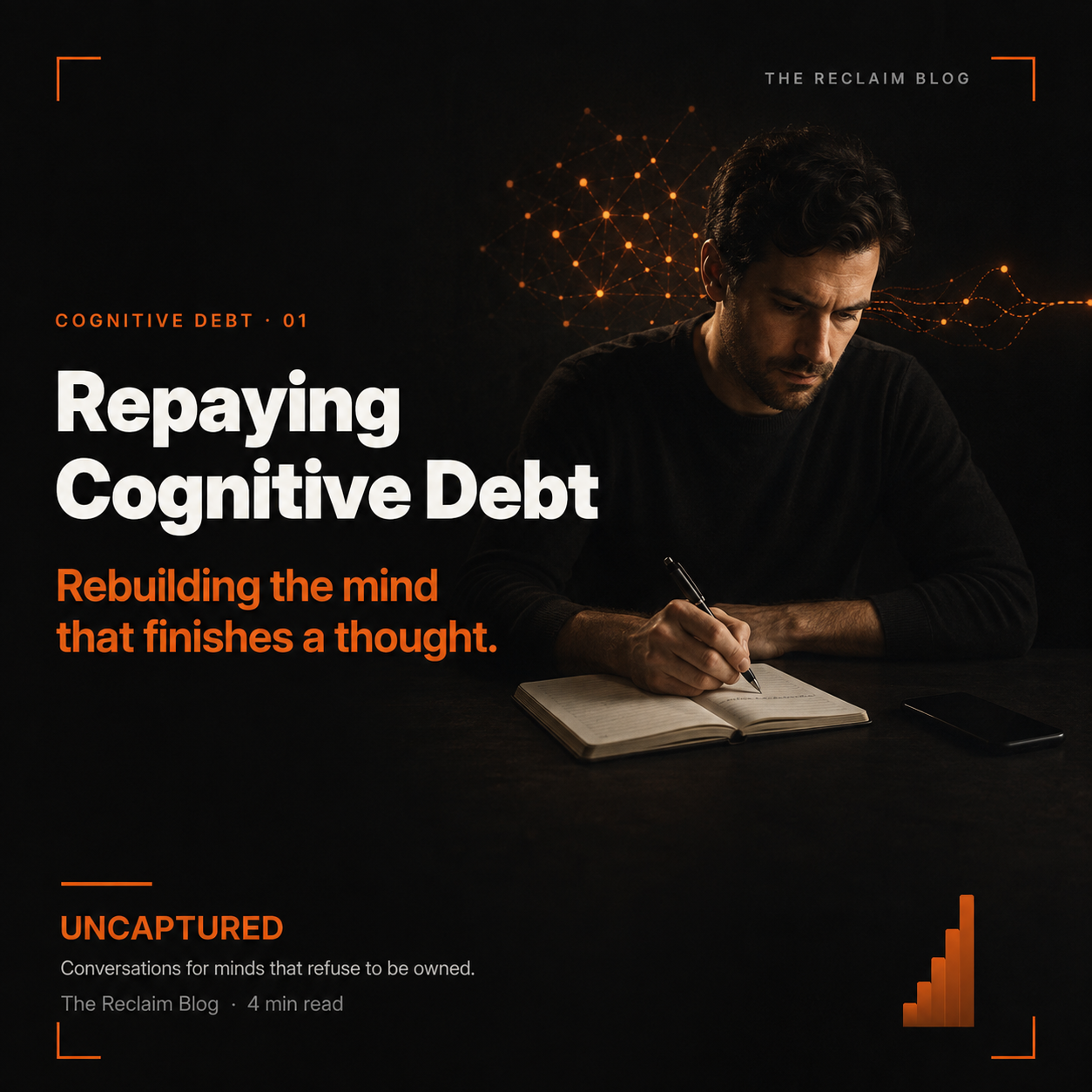 Repaying Cognitive Debt — Rebuilding the Mind That Finishes a Thought